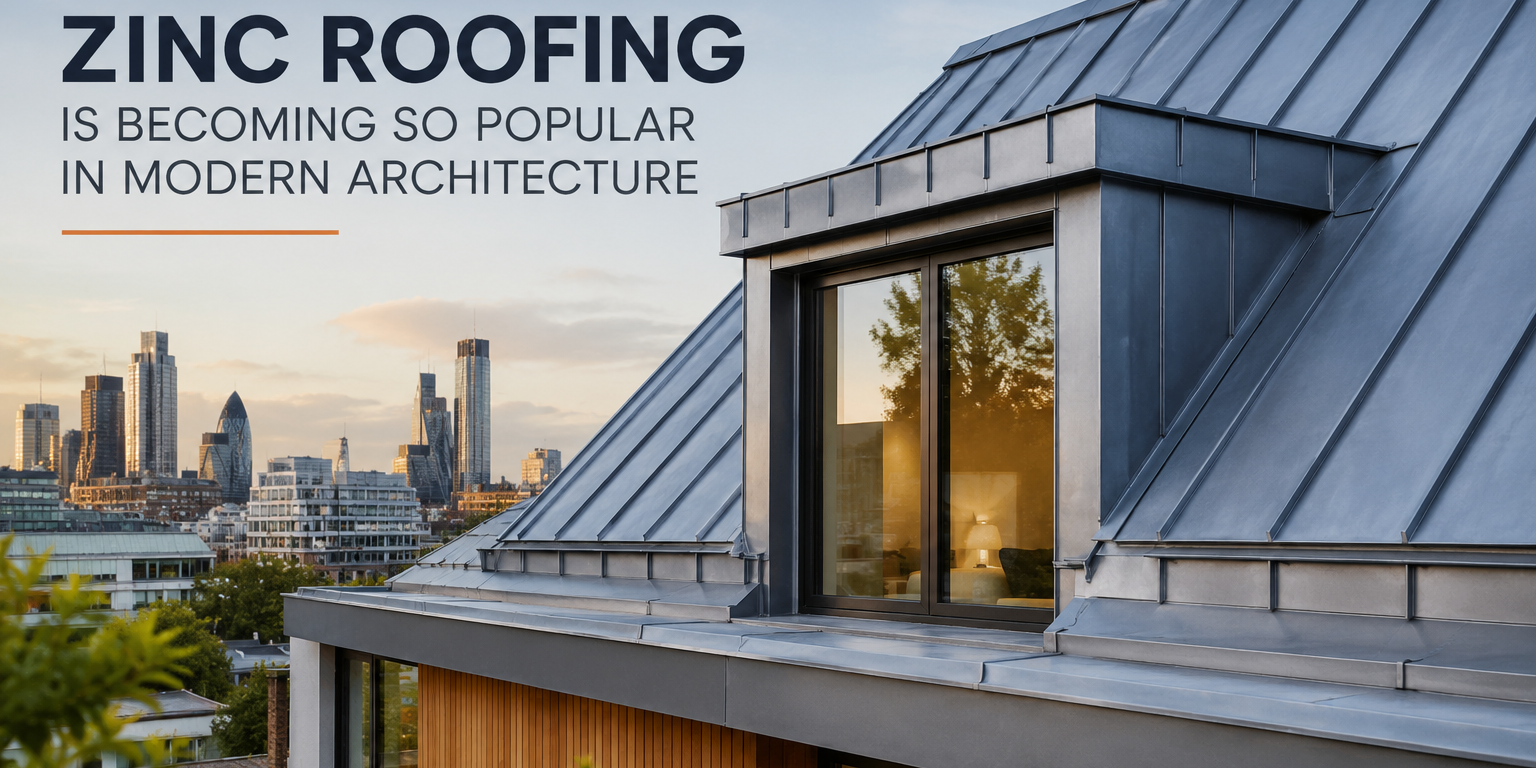 Why Zinc Roofing Is Popular in Modern Architecture Lockline Roofing Why Zinc Roofing Is Popular in Modern Architecture Lockline Roofing