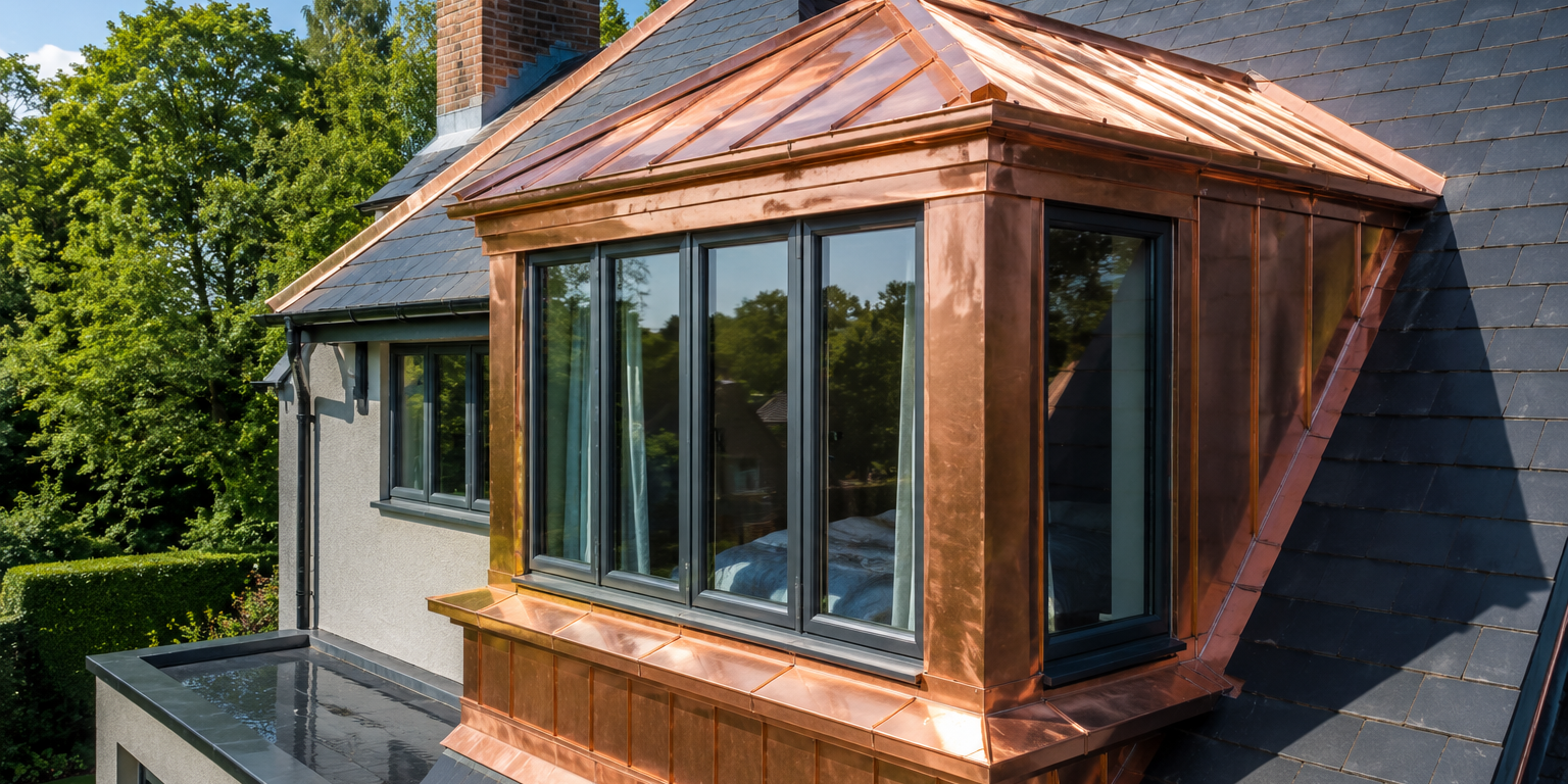 Copper Roof Feature Installation – Hertfordshire